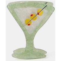 Accessorize Martini Claw Clip - Green