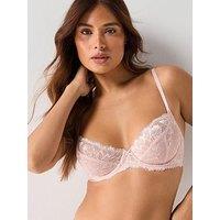 Dorina Perfect Lace Uw Non Pad Plunge - Pink