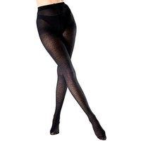 Pretty Polly Zebra Tights - Black