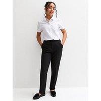 New Look 915 Girls Straight Leg School Trousers - Black