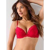 Dorina Perfect Lacec&S Padded Plunge - Red