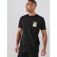 Boss Te_Plain Small Chest Graphic T-Shirt - Black