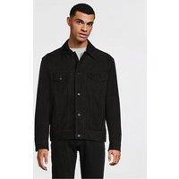 Boss Johot Suede Western Jacket - Black