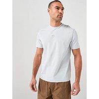 Boss Tchup Centre Logo T-Shirt - Light Grey