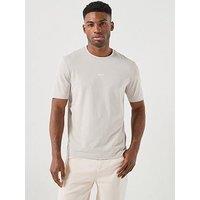 Boss Centre Logo T-Shirt - Grey