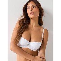 Dorina Perfect Lace C&S Padded Balconette - White