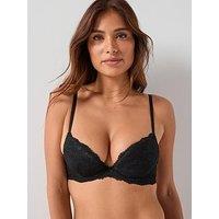 Dorina Perfect Lace C&S Padded Plunge - Black