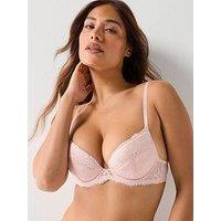 Dorina Perfect Lacec&S Padded Plunge - Pink