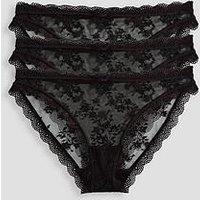 Dorina Lana 3Ppcheeky Brazilian - Black 3Pp