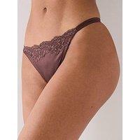 Dorina Origins-Shiny Microstring - Brown