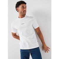 Boss Club Back Print Regular Fit T-Shirt - White