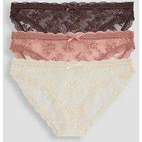 Dorina Lana 3Ppcheeky Brazilian - Ivory / Brown/ Pink