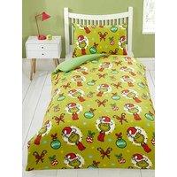 The Grinch Grinchmas Time Fleece Single Christmas Duvet