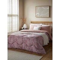 Night Lark Linear Leaf 10.5 Tog Coverless Duvet Set
