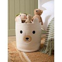 The Very Collection Bear Cotton Rope Basket