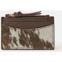 Accessorize Cow Leather Card Holder - Multi