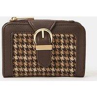 Accessorize Houndstooth Buckle Purse - Multi
