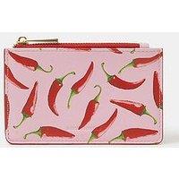 Accessorize Chilli Print Card Holder - Pink
