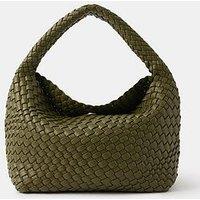 Accessorize Woven Shoulder Bag - Green
