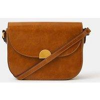 Accessorize Boxy Crossbody Bag - Brown