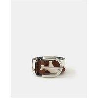 Accessorize Cow Leather Belt - Multi