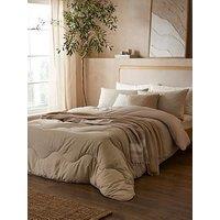 Night Lark Soft Weave Bound 10.5 Tog Coverless Duvet Set Includes Pillowcases