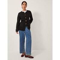 Monsoon Bella Button Cardi - Black