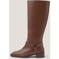 Monsoon Arlo Buckle Strap Boots - Brown