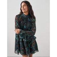 The Very Collection Printed Chiffon Mini Dress - Print
