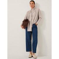 Monsoon Sally Scarf Jumper - Natural