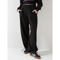 Versace Jeans Couture Italics Logo Toggle Trousers - Black