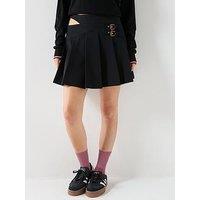 Versace Jeans Couture Buckle Basque Mini Skirt - Black