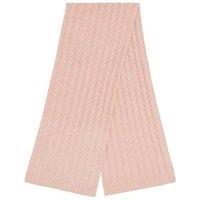 Guess Cable Knitted Scarf - Pink