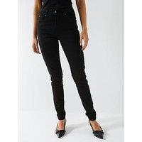 Guess Jeans G05 High Rise Skinny Jeans - Black
