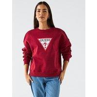 Guess Jeans Iconic Triangle Sweatshirt - Red
