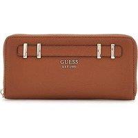 Guess Gregoria Large Zip Around Wallet - Brown