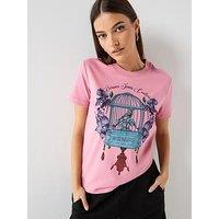 Versace Jeans Couture Logo Cage Curiosit&Eacute; T-Shirt - White