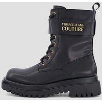 Versace Jeans Couture Fondo Drew Buckle Biker Boot - Black