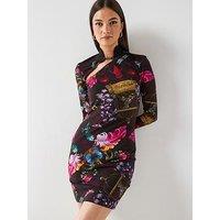 Versace Jeans Couture Printed Floral Mini Dress - Multi
