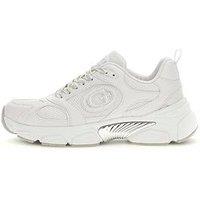 Guess Ibitha Laminated-Insert Running Trainers - White