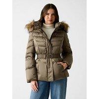 Guess Marina Short Real Down - Brown