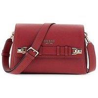 Guess Gregoria Flap Crossbody Handbag - Red