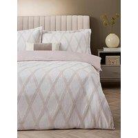 The Very Collection Diamond Jacquard Duvet Set