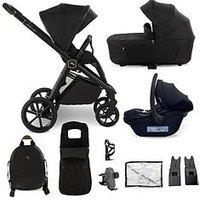 My Babiie Mb450 Luxe 3-In-1 Travel System With R129 Car Seat - Black