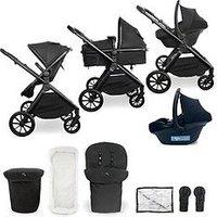 My Babiie Mb220 3-In-1 Travel System With R129 Car Seat - Black
