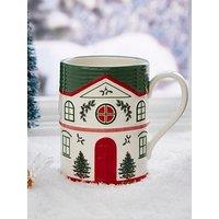 Spode Christmas Village Mug - Green
