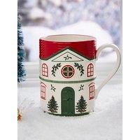 Spode Christmas Village Mug - Red