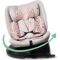 My Babiie Mbcs200 Spin R129 Car Seat With Top Tether - Pink Leopard