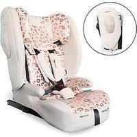 My Babiie Mbcs80 Toddler To Booster Foldable R129 Car Seat With Isofix - Pink Leopard