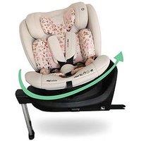 My Babiie Mbcs400 Spin R129 Car Seat With Support Leg - Pink Leopard